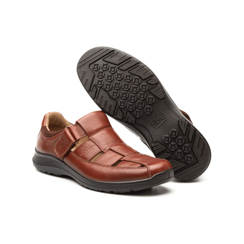 sandalia flexi para hombre 50807 tan