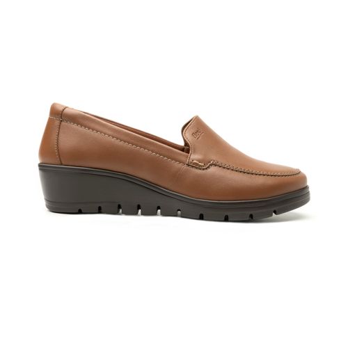 mocasin flexi para mujer 104806 cafe