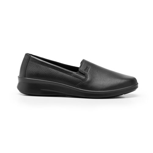 mocasin flexi para mujer 124501 negro