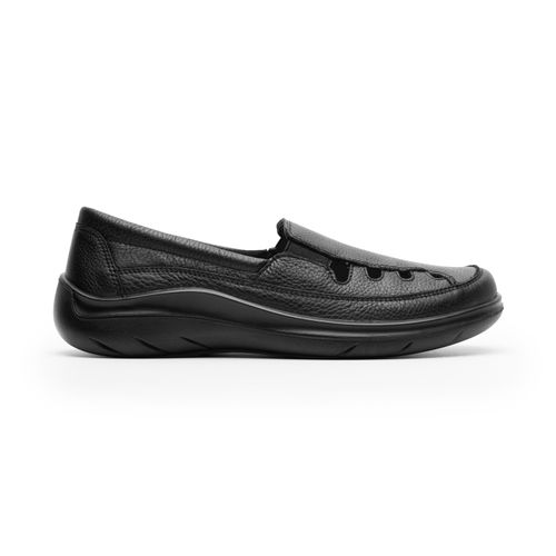 mocasin flexi para mujer 128701 negro