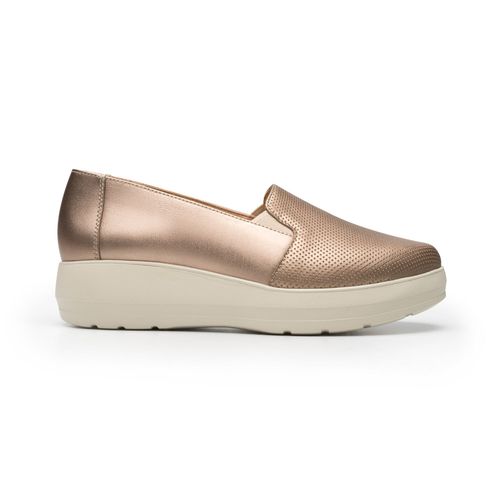 mocasin flexi para mujer 126710 dorado