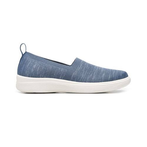 sneaker slip on flexi para mujer 104918 azul