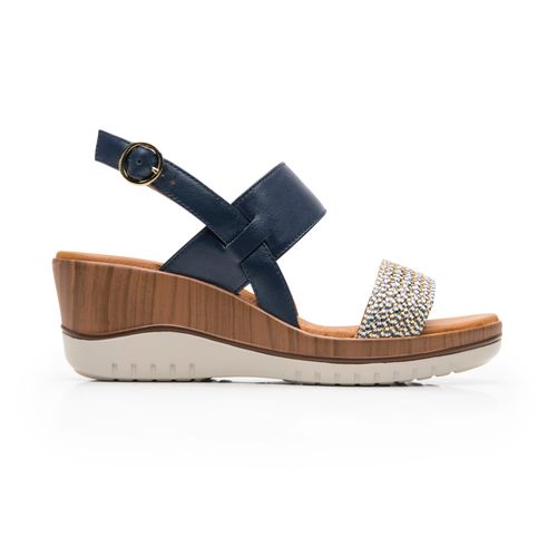 sandalia flexi para mujer 113325 marino