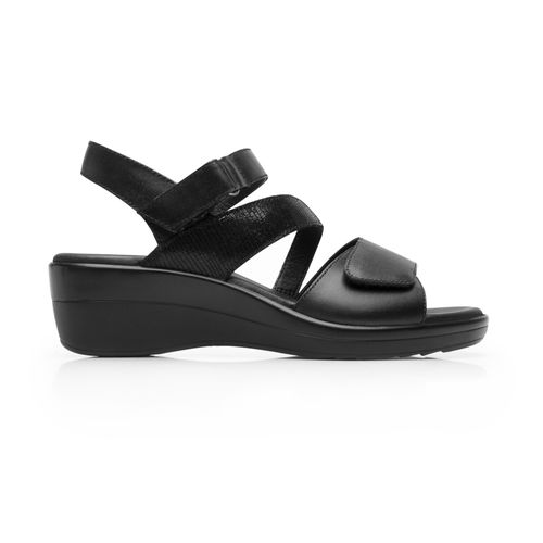 sandalia flexi para mujer 116023 negro
