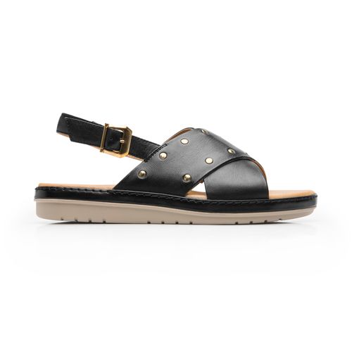 sandalia flexi para mujer 100233 negro