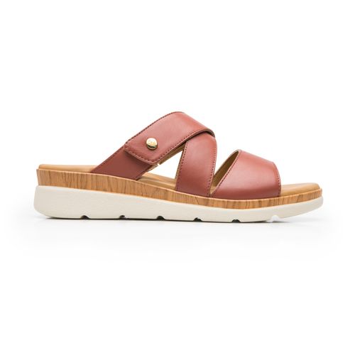 sandalia flexi para mujer terracota 124209