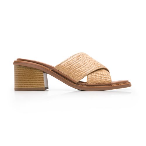 sandalia de tacon flexi para mujer 128406 camel