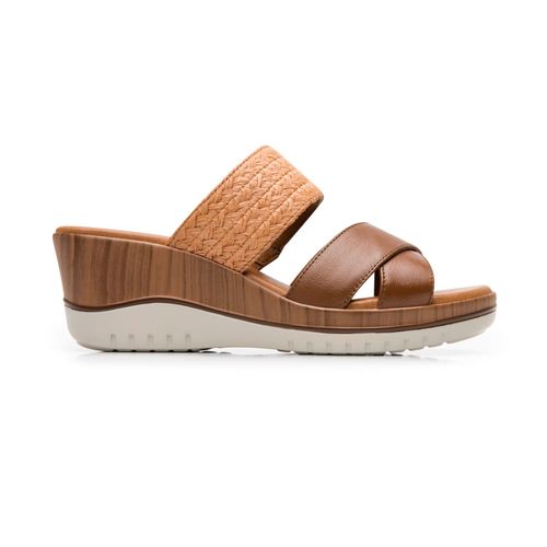 sandalia flexi para mujer 113324 tan