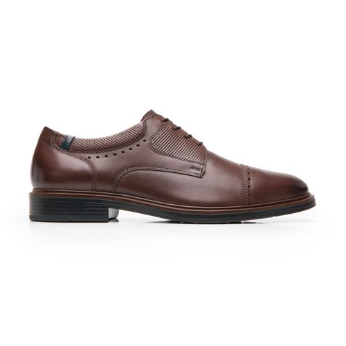 mocasin flexi para hombre 400102 nogal