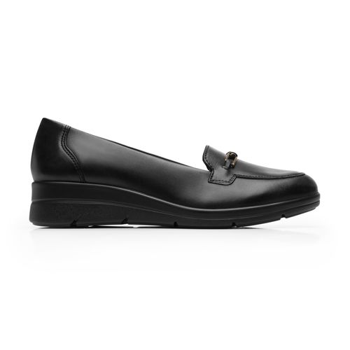 mocasin flexi para mujer 130402 negro