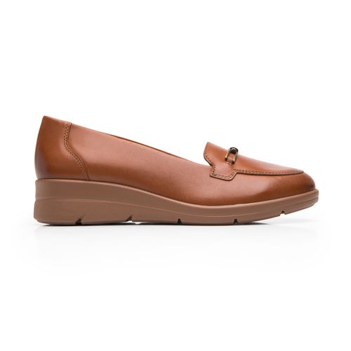 mocasin flexi para mujer 130402 tan