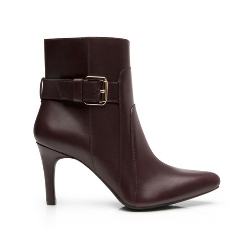 botin con tacon flexi para mujer 104522 vino