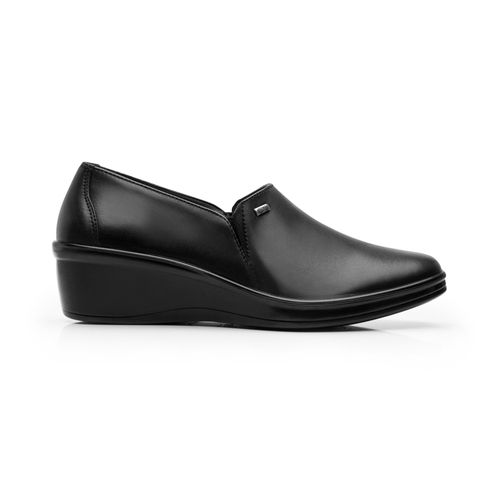 mocasin flexi para mujer 136707 negro