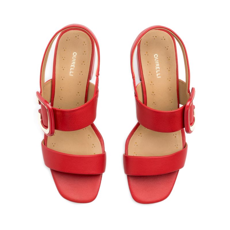 304001 QUIRELLI SUZET SANDALIA ROJO DAMA-1