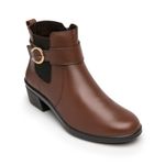130008 FLEXI RAISSA CASUAL DARK TAN DAMA