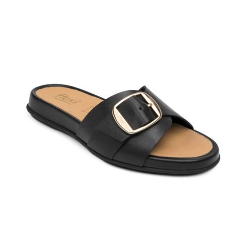 sandalia flexi para mujer 133601 negro