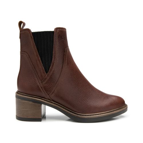 botin con tacon flexi para mujer 137702 café