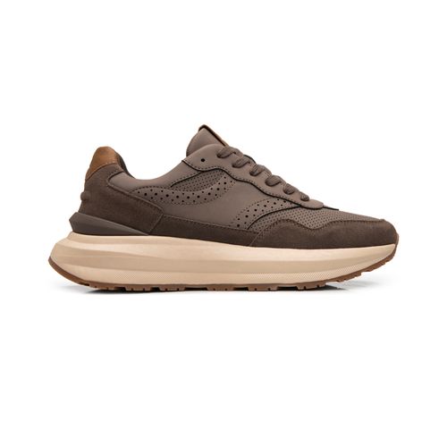 sneaker flexi para hombre 420903 café