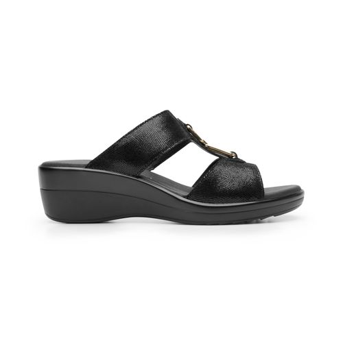 sandalia flexi para mujer 116027 negro