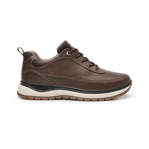 sneaker flexi country para hombre 401018 chocolate