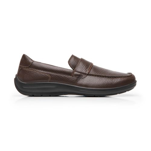 mocasin flexi para hombre 415907 café