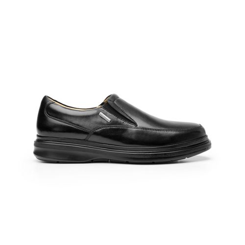 mocasin clasico quirelli con piel de borrego para hombre 700803 negro
