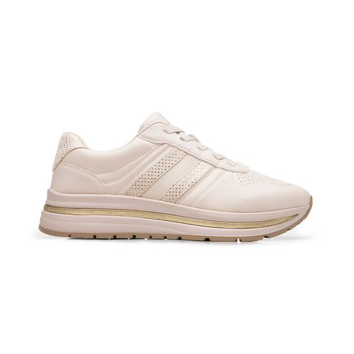 sneaker casual flexi para mujer 143802 beige