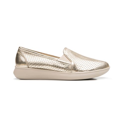 mocasín flexi para mujer 142901 oro