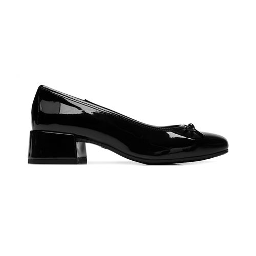 zapatilla de tacón flexi para mujer 143201 negro