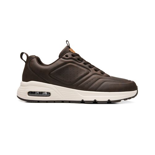 sneaker cápsula de aire flexi para hombre 422403 Chocolate